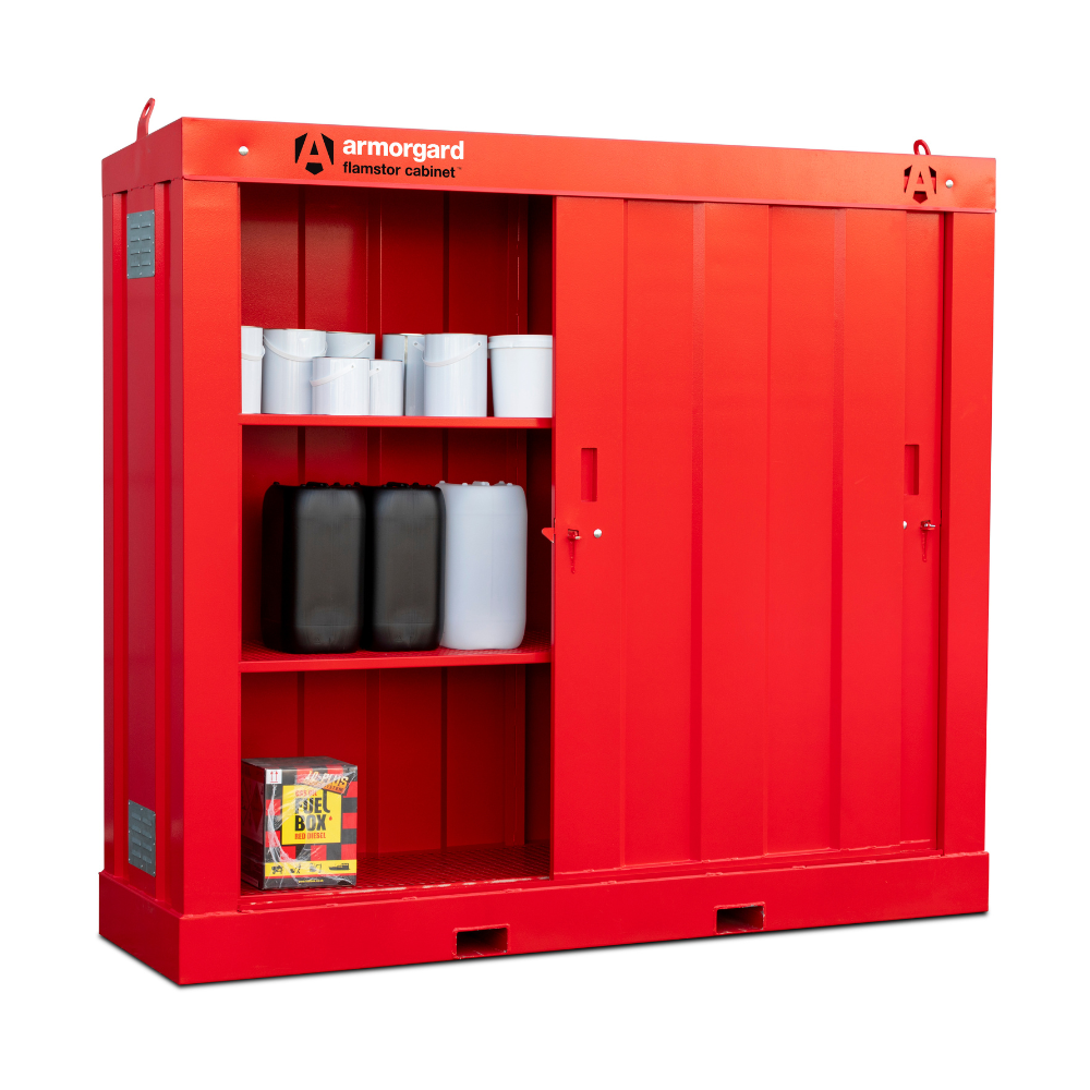 Flamstor Fire Resistant Storage Cabinet - Armorgard FSC5 – Fuel Storage ...