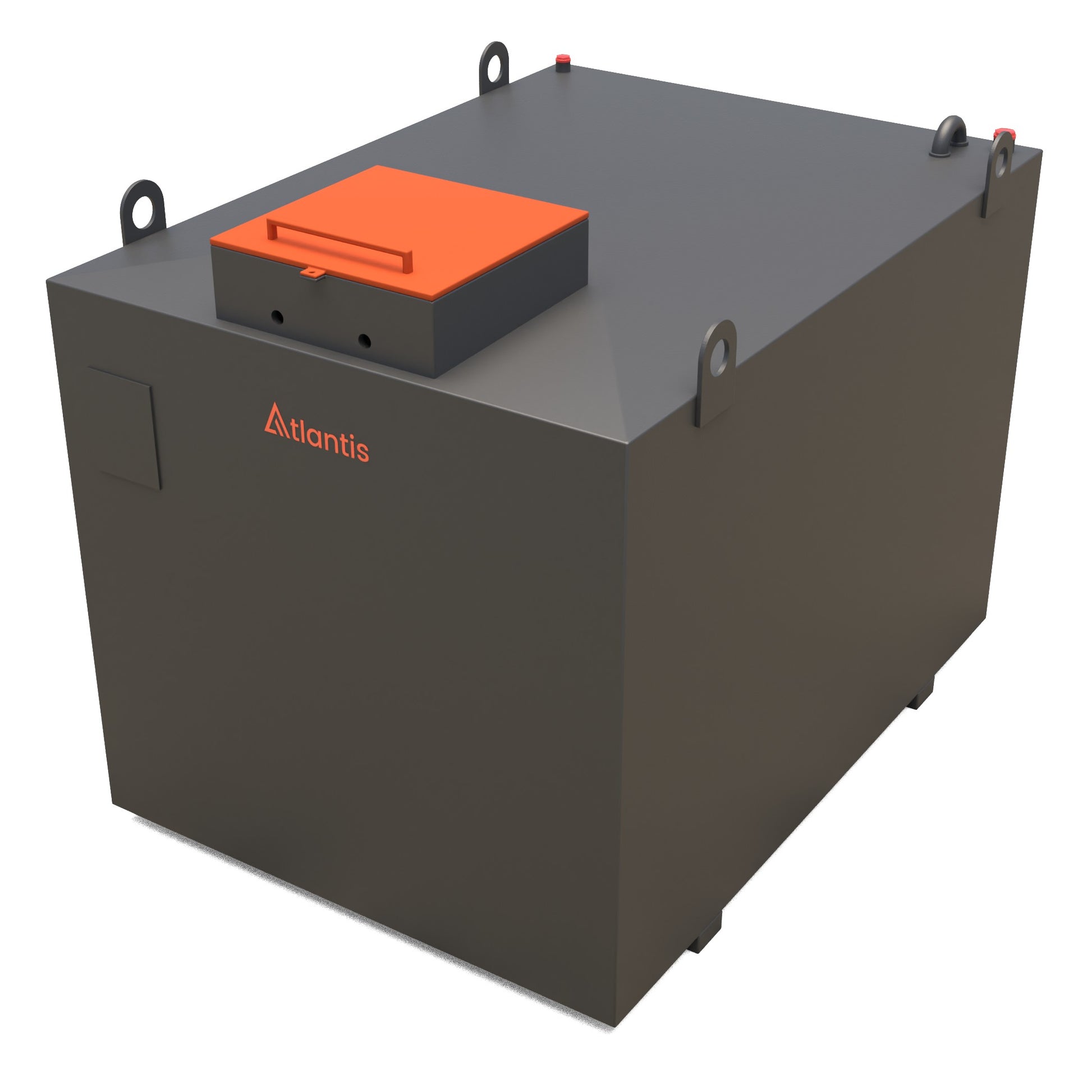 2500 Litre Steel Bunded Diesel Generator Feed Tank- Atlantis