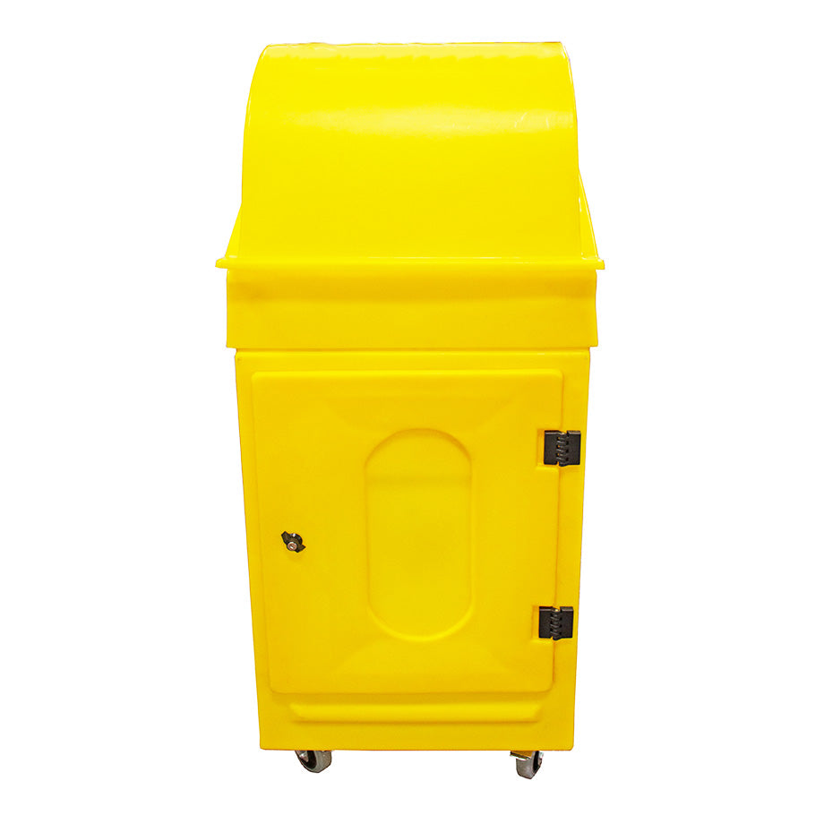 Mobile Lockable Cabinet with Large Roll Holder - XL