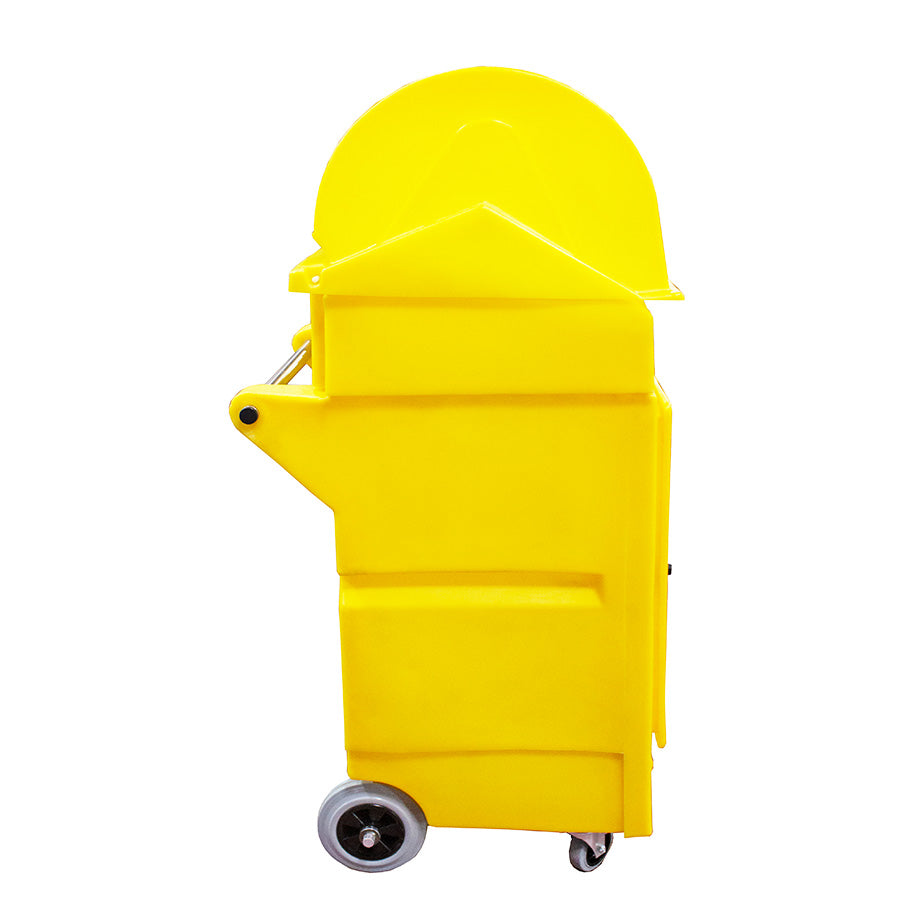Mobile Lockable Cabinet with Large Roll Holder - XL