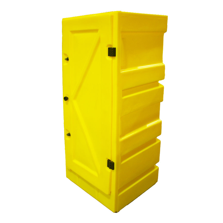 Polyethylene COSHH Cabinet - 3 Shelf, 70 Litre Sump