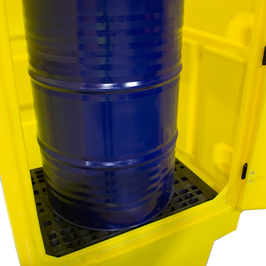 Polyethylene Drum Cabinet - 1 x 205 Litre Drum