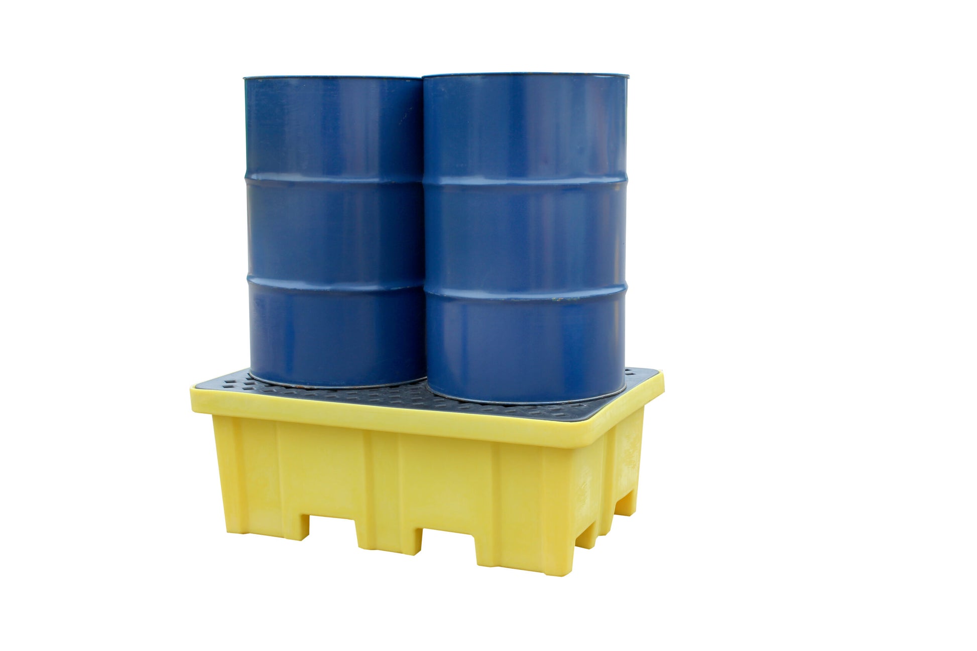 2 Drum Spill Pallet with 4 way forklift access