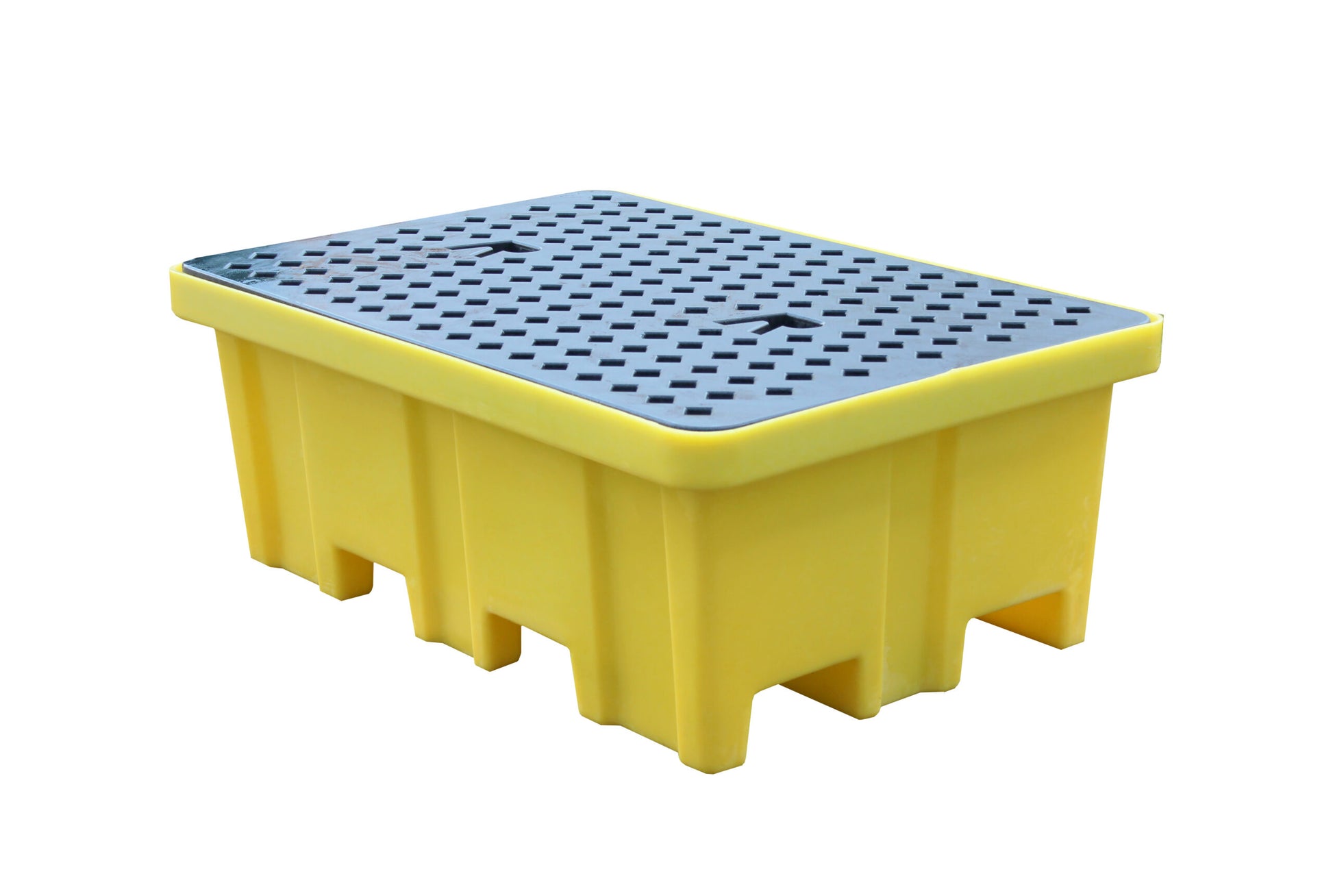 2 Drum Spill Pallet with 4 way forklift access