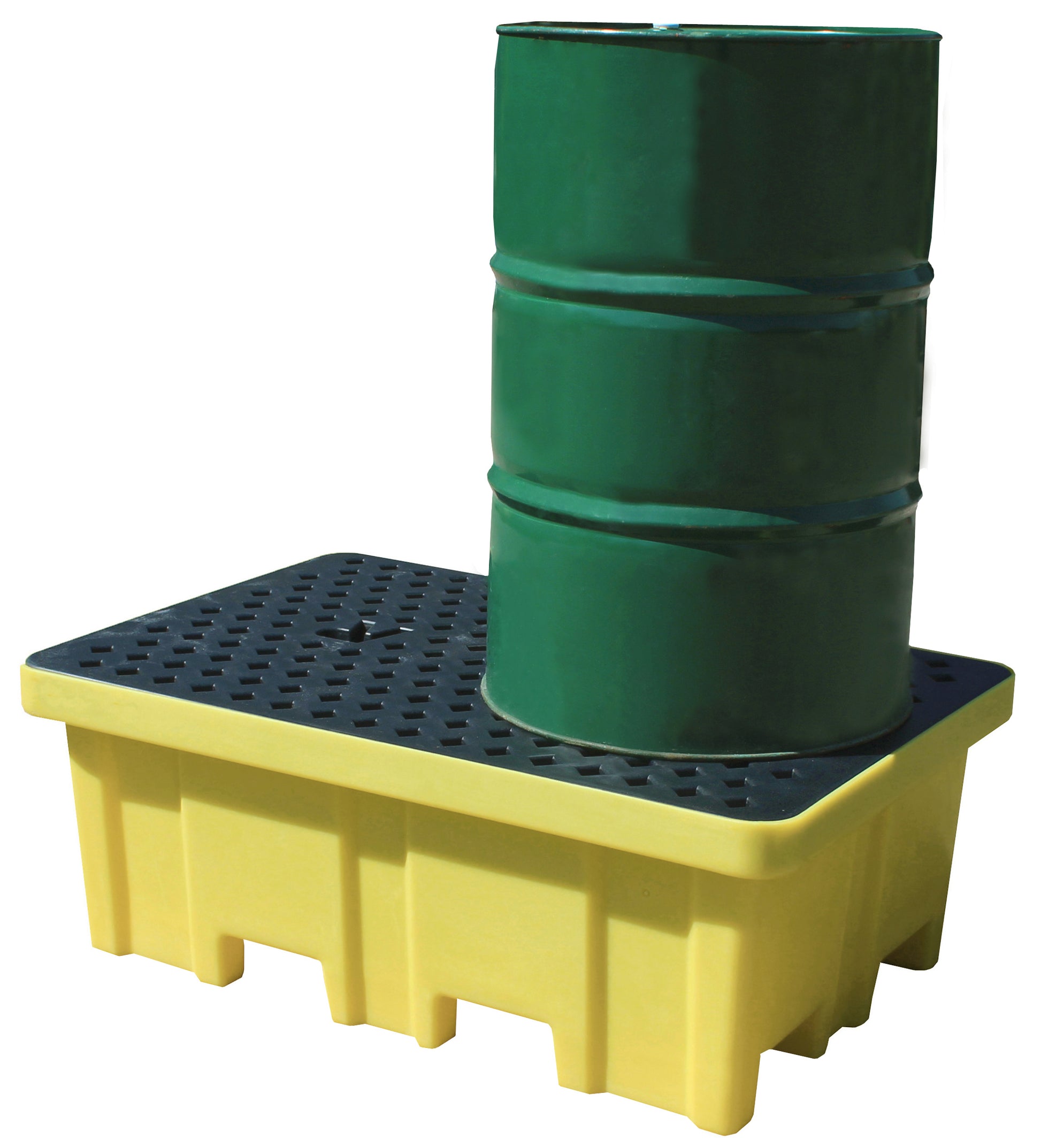2 Drum Spill Pallet with 4 way forklift access