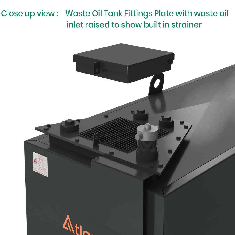 1050 Litre Steel Bunded Imperium® Waste Oil Tank