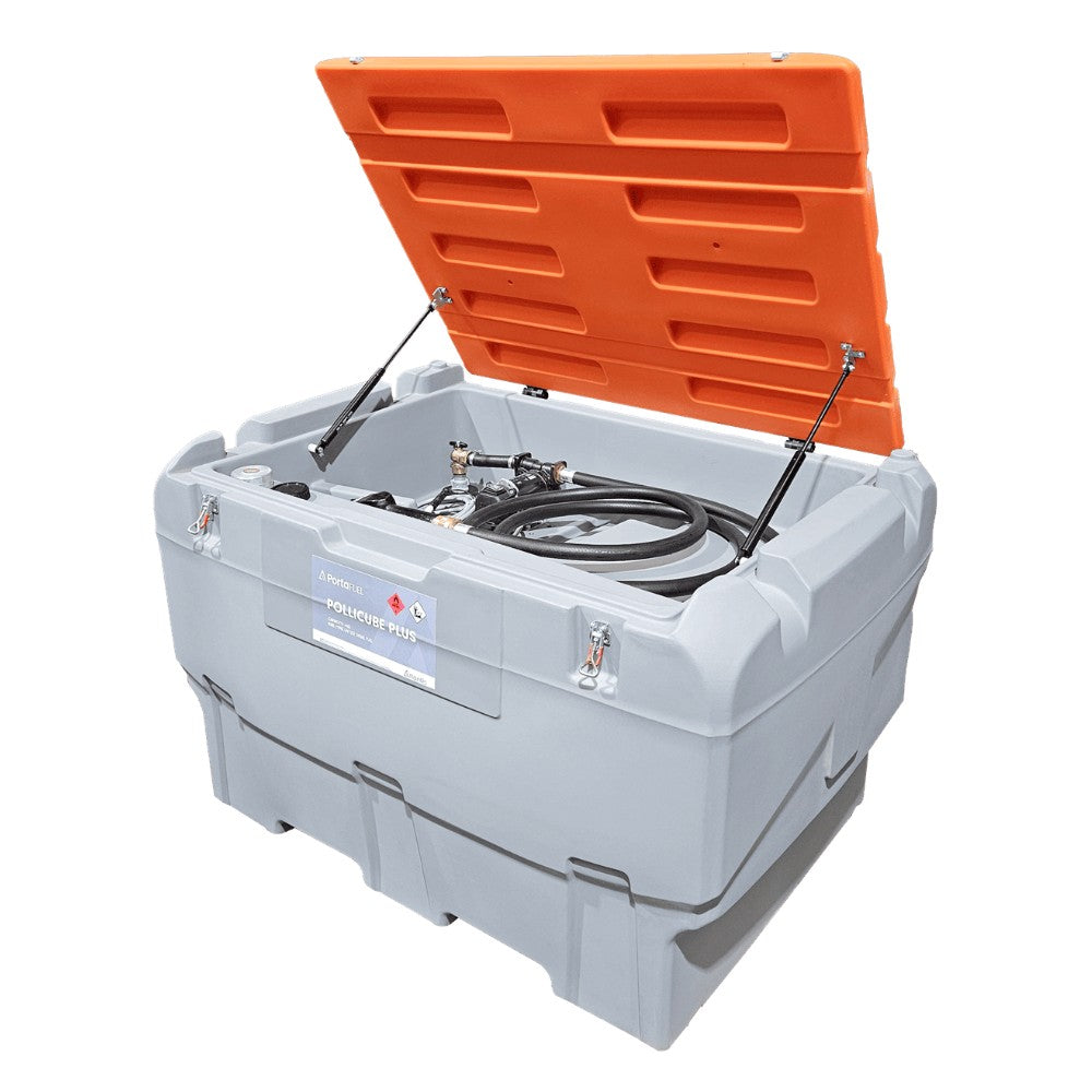 440 Litre Diesel PolliCube Plus Transportable Tank with 12v Pump - view 4