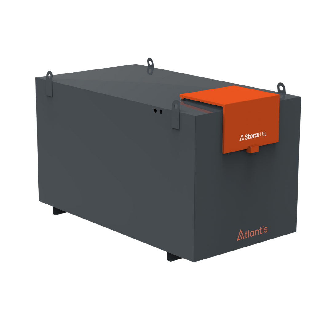 2500 Litre Steel Bunded Diesel Tank - Atlantis