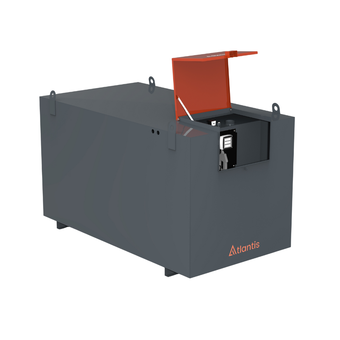 2500 Litre Steel Bunded Diesel Tank - Atlantis