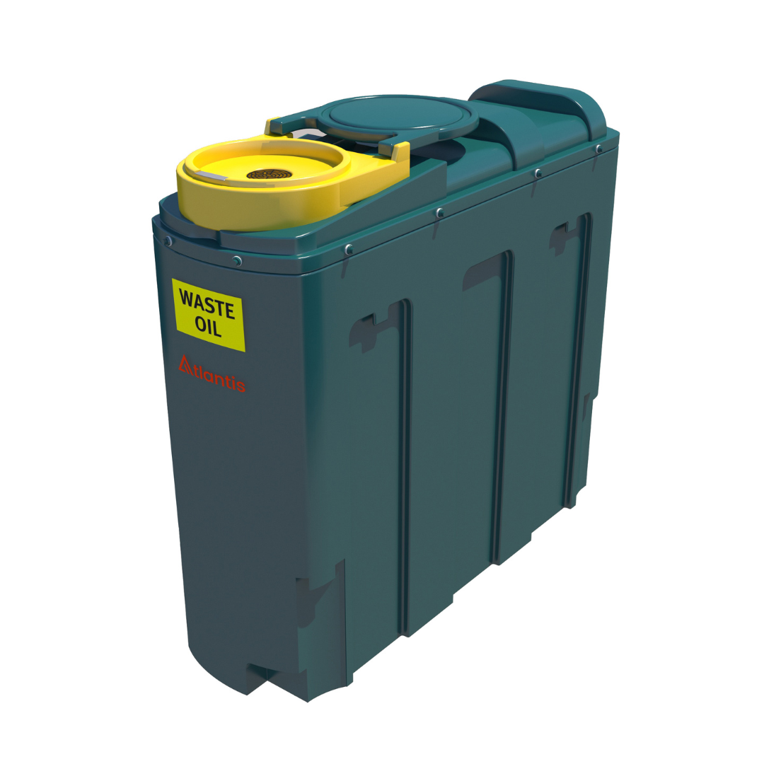 1000 Litre Plastic Bunded Waste Oil Tank