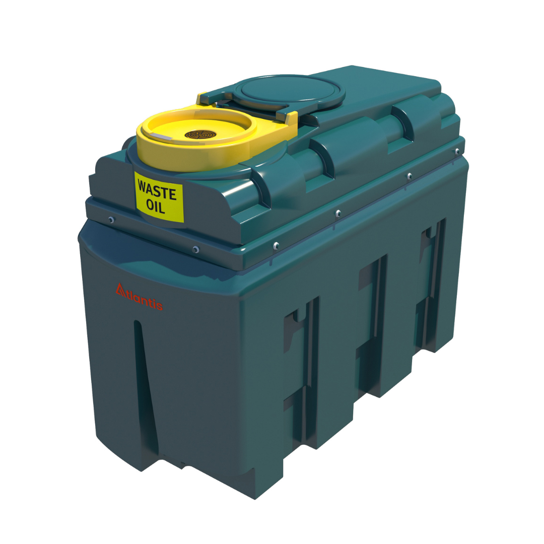 1200 Litre Plastic Bunded Waste Oil Tank