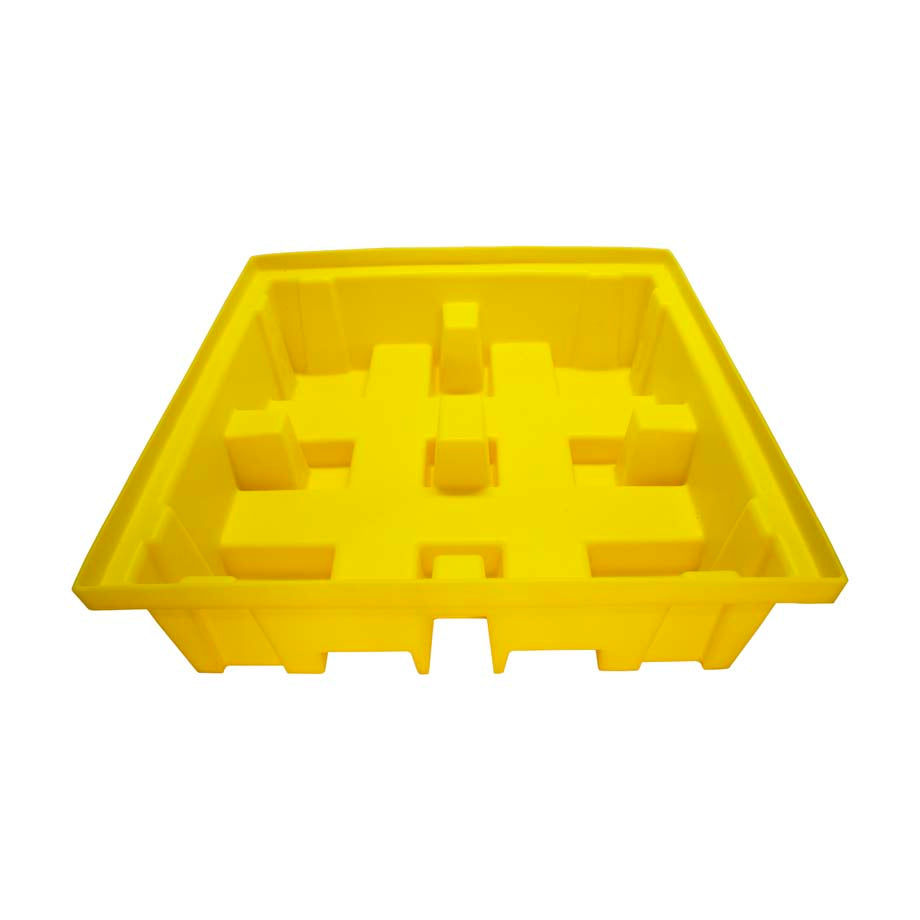 Spill Pallet with gri removed - 4 way FLT access (For 4 x 205ltr Drums)