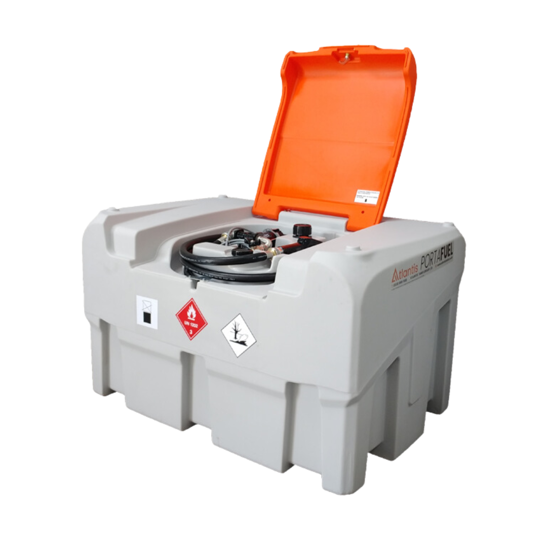 440 Litre Transportable Diesel Tank With 12V Pump - Atlantis