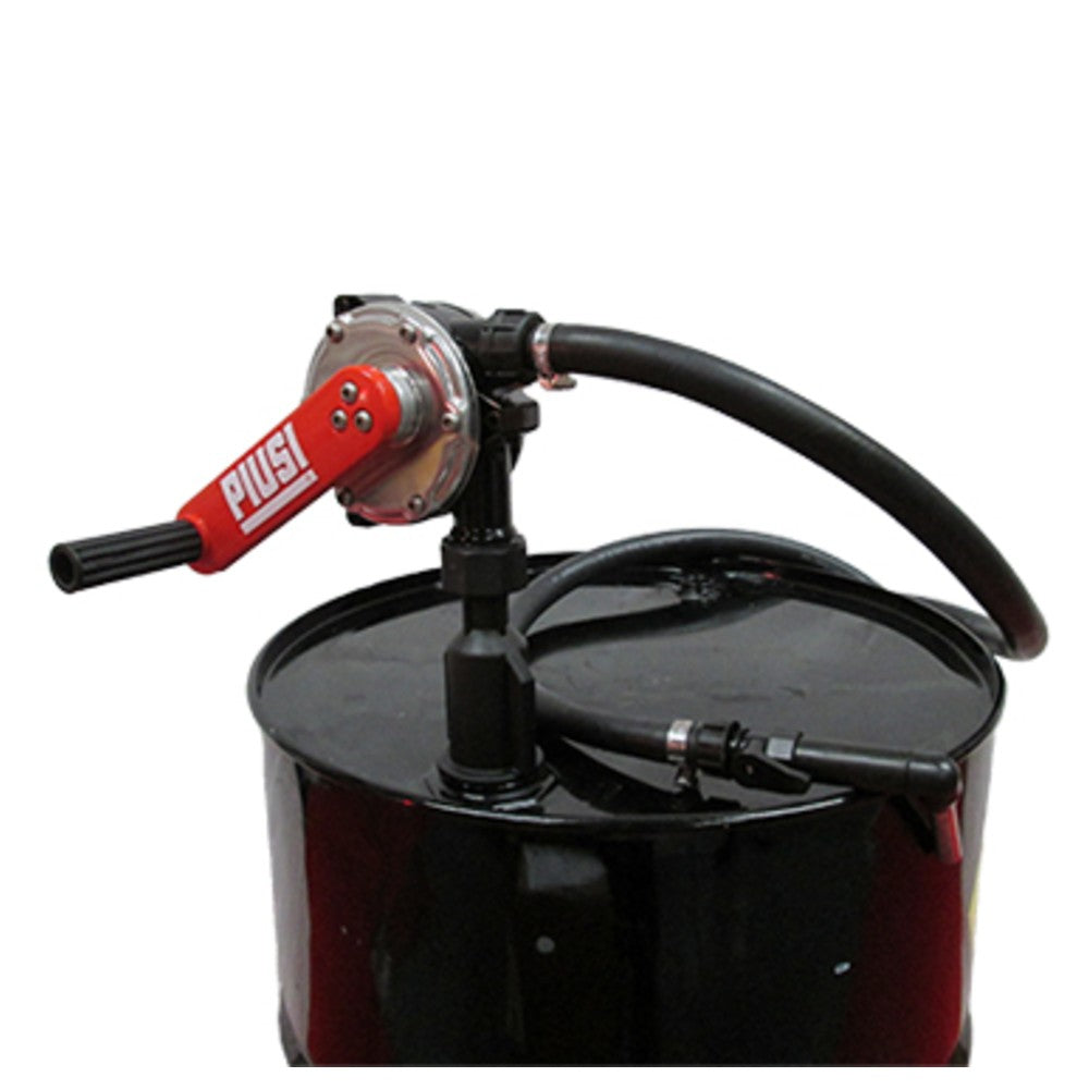Piusi Stainless Steel Rotary Hand Fuel Pump - 380ml/rev