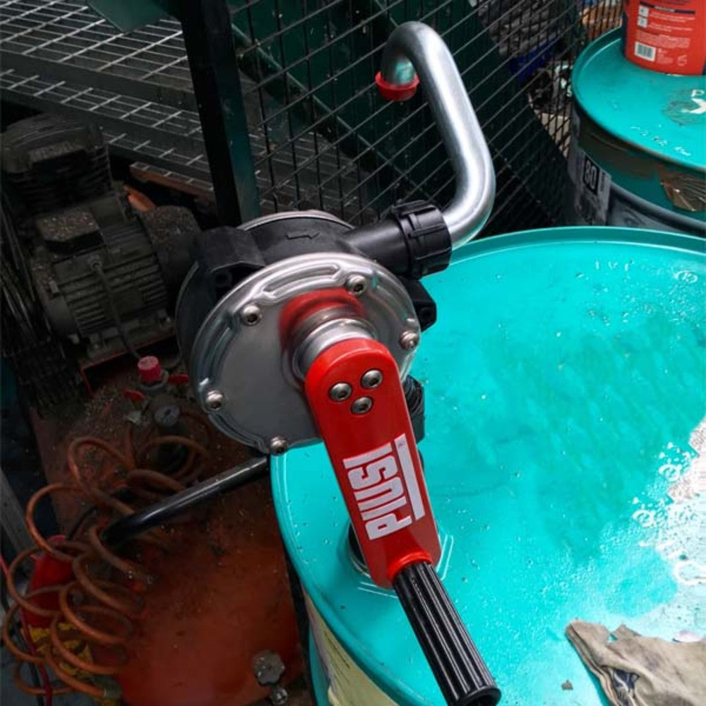 Piusi Stainless Steel Rotary Hand Fuel Pump - 380ml/rev