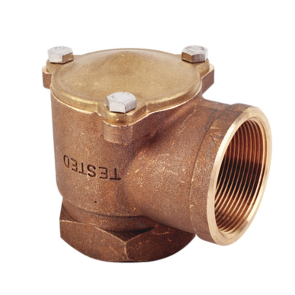 Brass Pressure Relief Angle Check Valve - 1 1/2" or 2"
