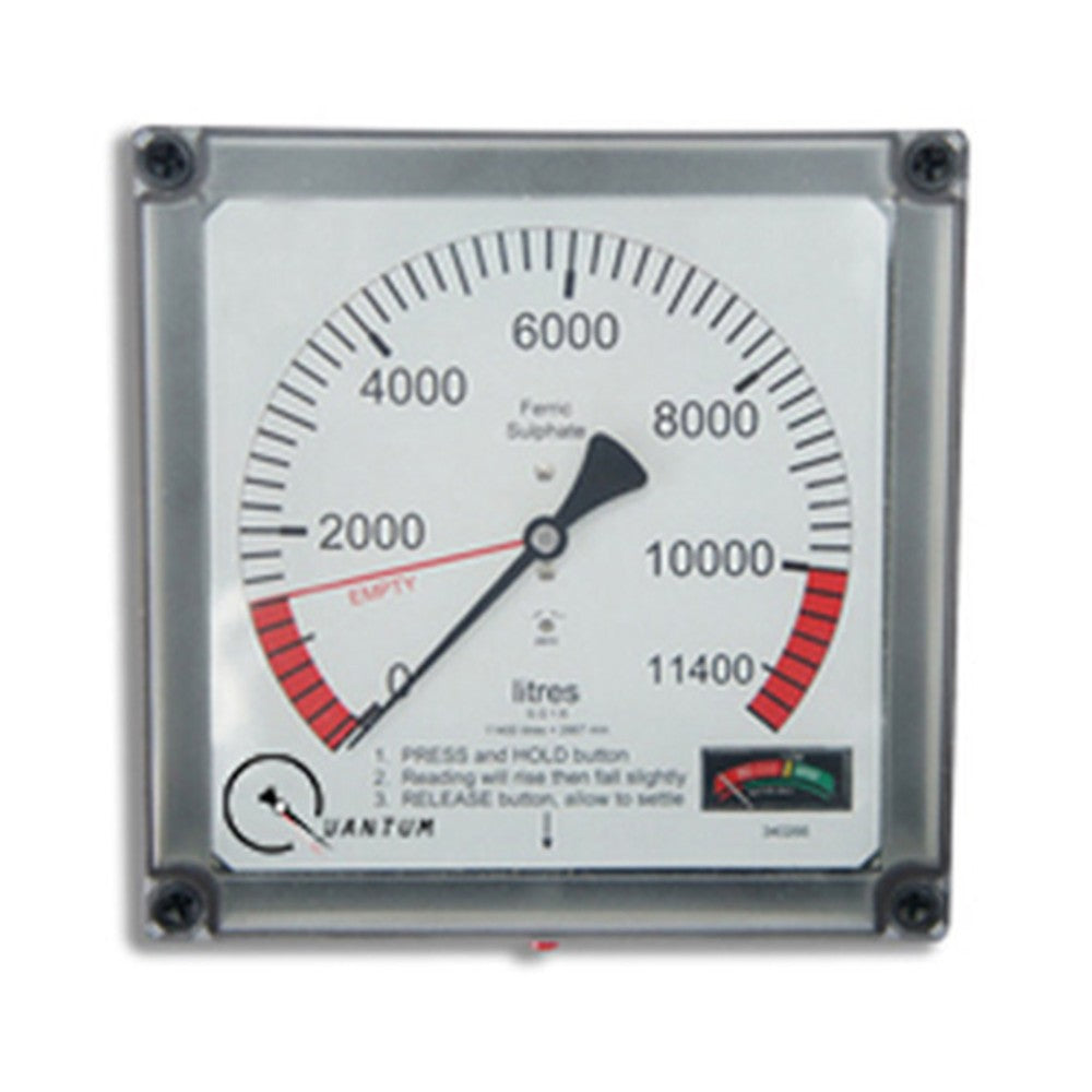 Quantum Calibrated Hydrostatic Tank Gauge - Manual or Battery